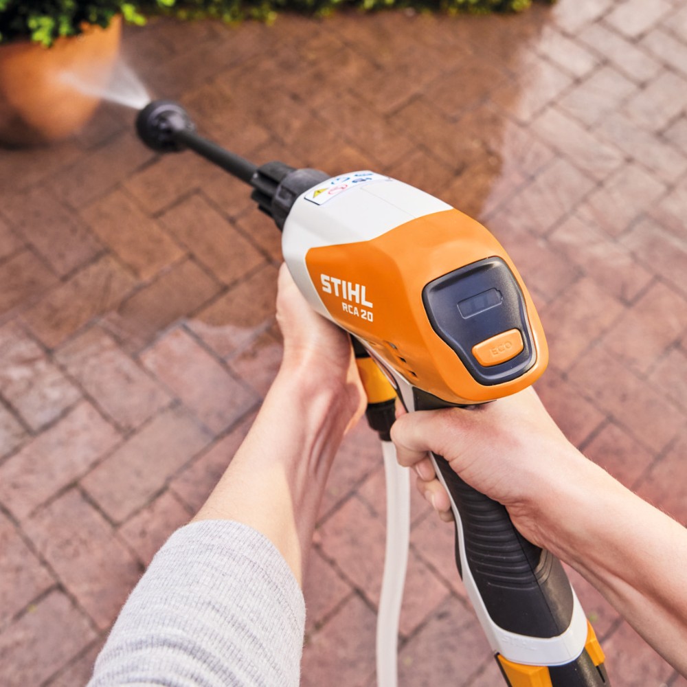 Myjka ciśnieniowa akumulatorowa Stihl RCA 20 (Zestaw 2x AS 2 + AL 1) RA020117613 - 22 bar, 230 l/h