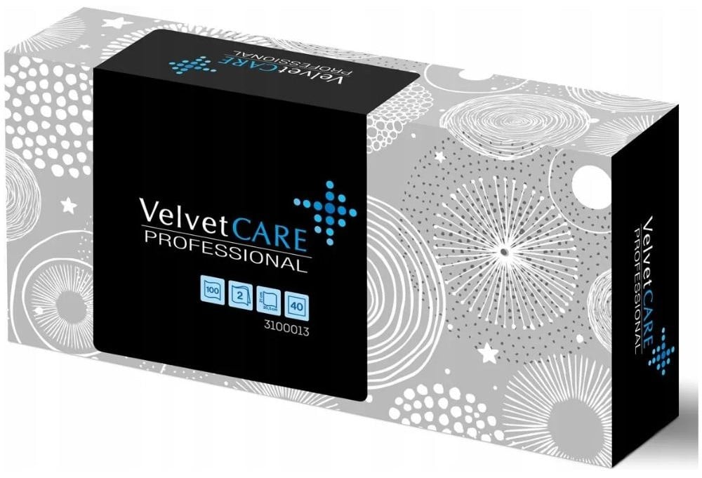 Chusteczki higieniczne uniwersalne VelvetCARE Professional 100 szt. 2W 3100013