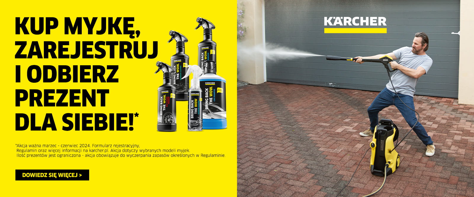 PROMOCJA KARCHER - Kup myjkę, zarejestruj i odbierz prezent dla siebie!