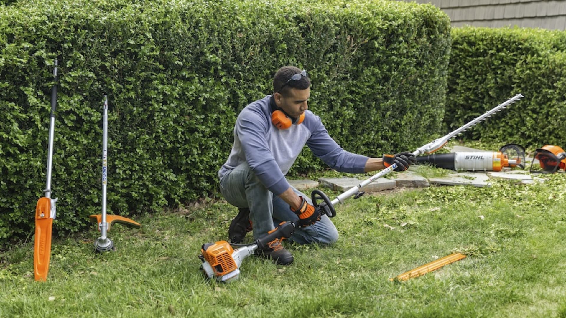 Stihl KombiSystem Wielofunkcyjne narzędzie ogrodowe do pracy zimą