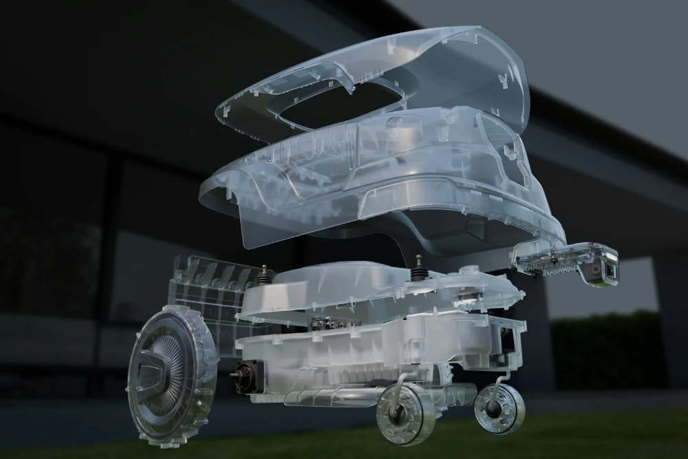 Autonomiczny robot koszący STIGA VISTA podczas pracy na trawniku