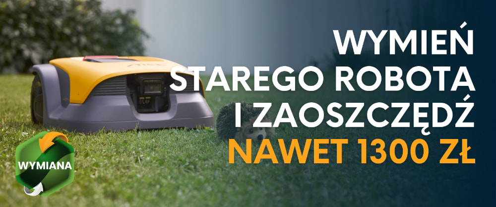 Wymień starego robota koszącego i zyskaj nawet 1300 zł rabatu na STIGA VISTA