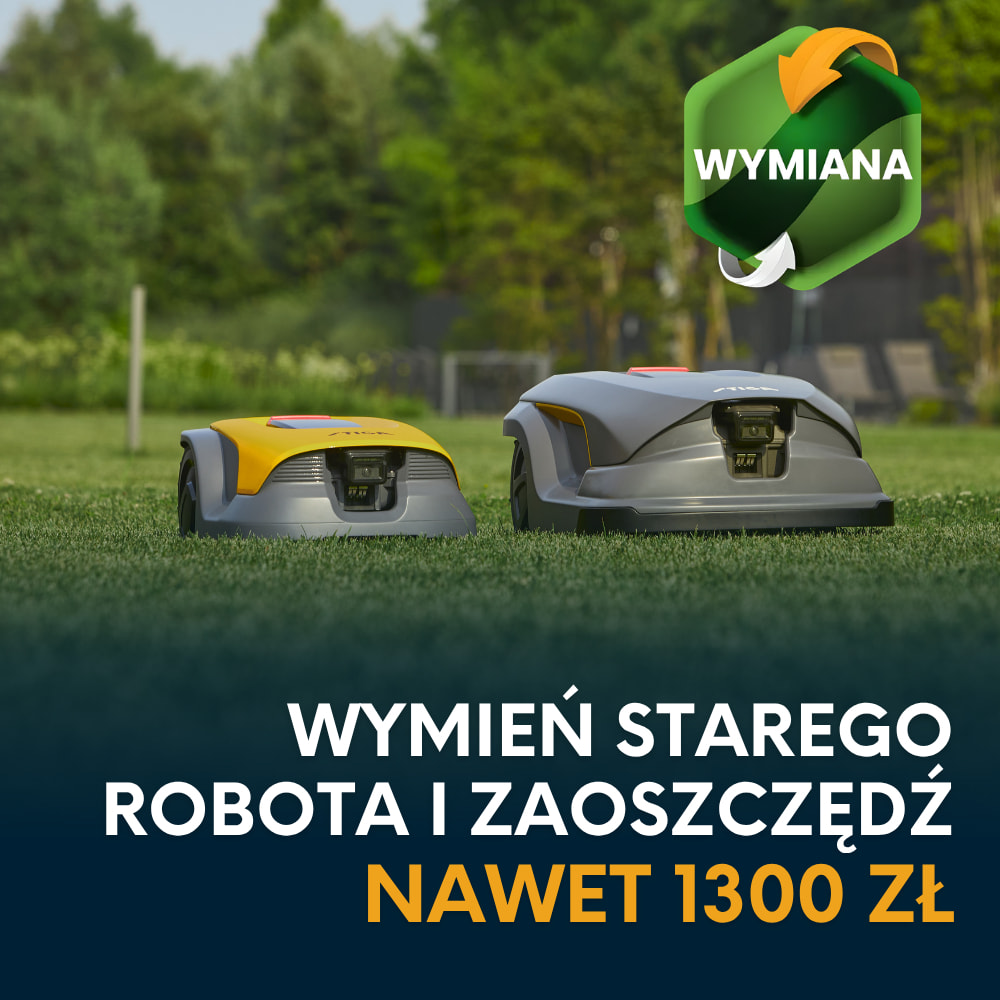 Wymień starego robota koszącego i zyskaj nawet 1300 zł rabatu na STIGA VISTA