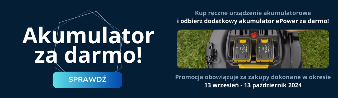 Promocja STIGA - Odbierz darmowy akumulator