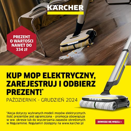 Promocja Karcher FC - Kup mop elektryczny, zarejestruj i odbierz prezent