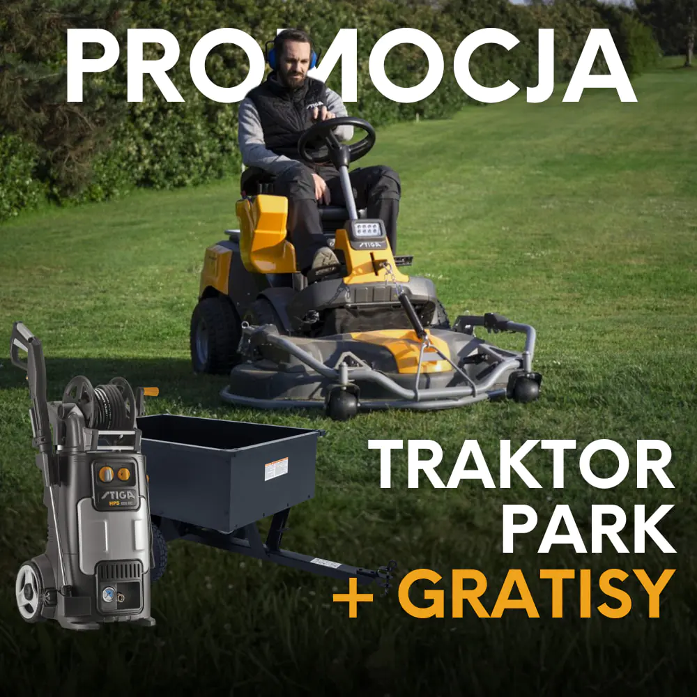 Promocja STIGA PARK - przyczepka i myjka za 1 zł