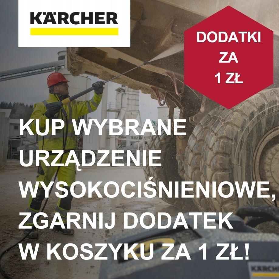 Profesjonalna myjka ciśnieniowa + chemia lub pianownica za 1 zł – sprawdź promocję!