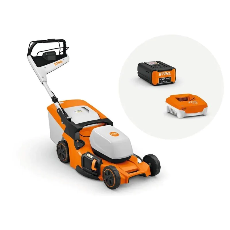 Stihl RMA 453 PV kosiarka akumulatorowa z akumulatorem AP 300 S i szybką ładowarką AL 301