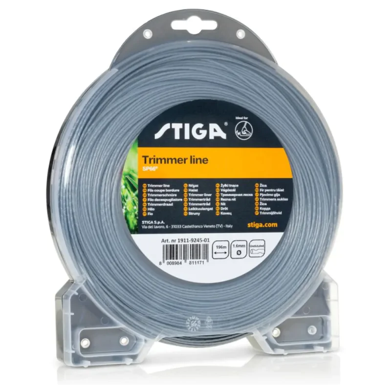 Żyłka tnąca okrągła karbowana 1,6mm x 196m Stiga - 1911-9245-01