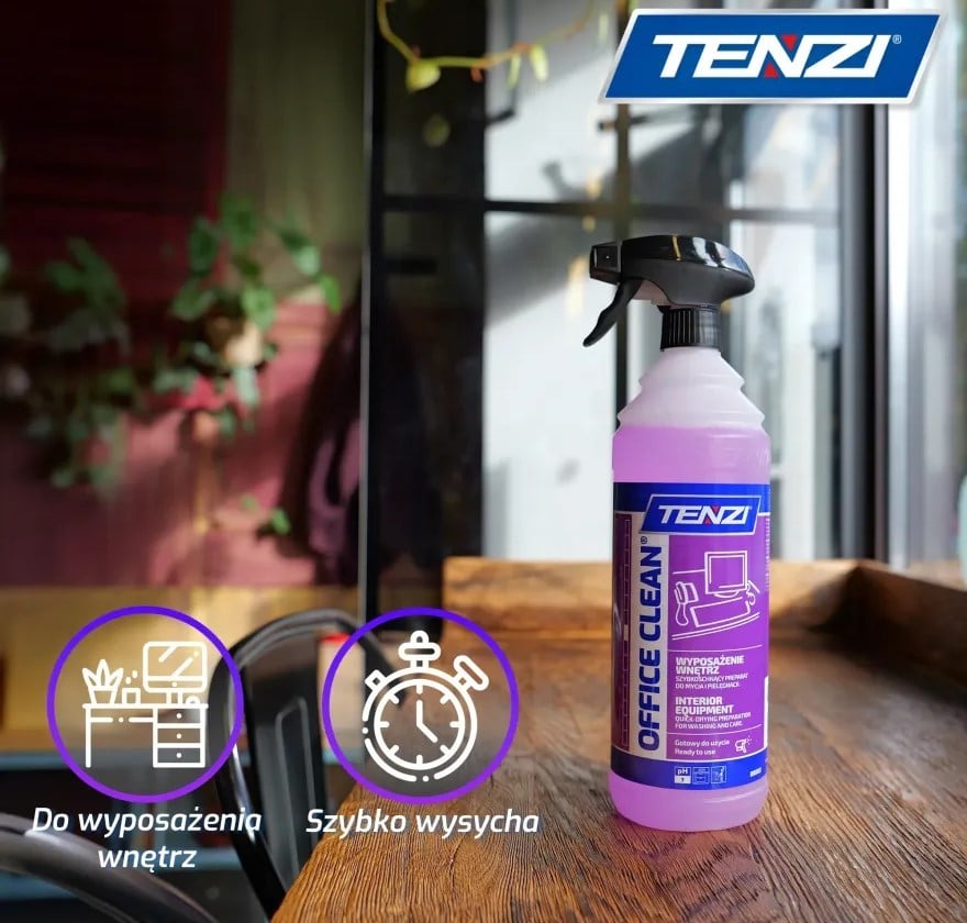 TENZI Office Clean płyn do mycia mebli biurowych z zapachem lawendy