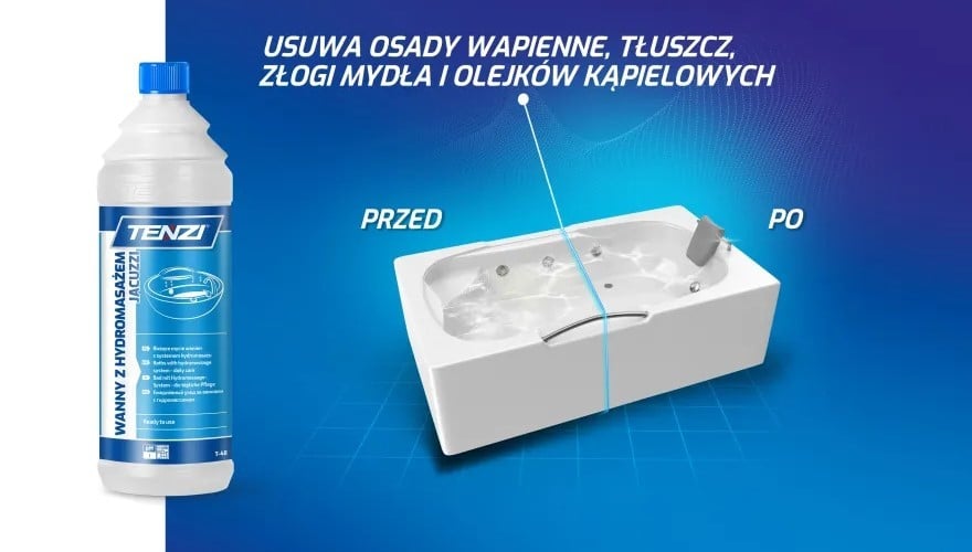 TENZI Wanny z Hydromasażem GT WTT048A001BF000 płyn do jacuzzi 1L