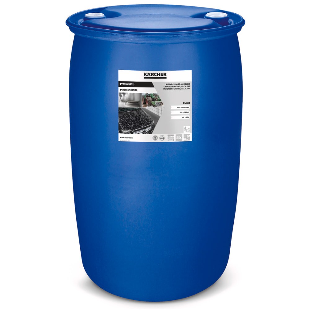 Karcher PressurePro RM 81 200 l 6.295-558.0 alkaliczny koncentrat do czyszczenia wysokociśnieniowego zabrudzeń olejowych, tłuszczowych i mineralnych