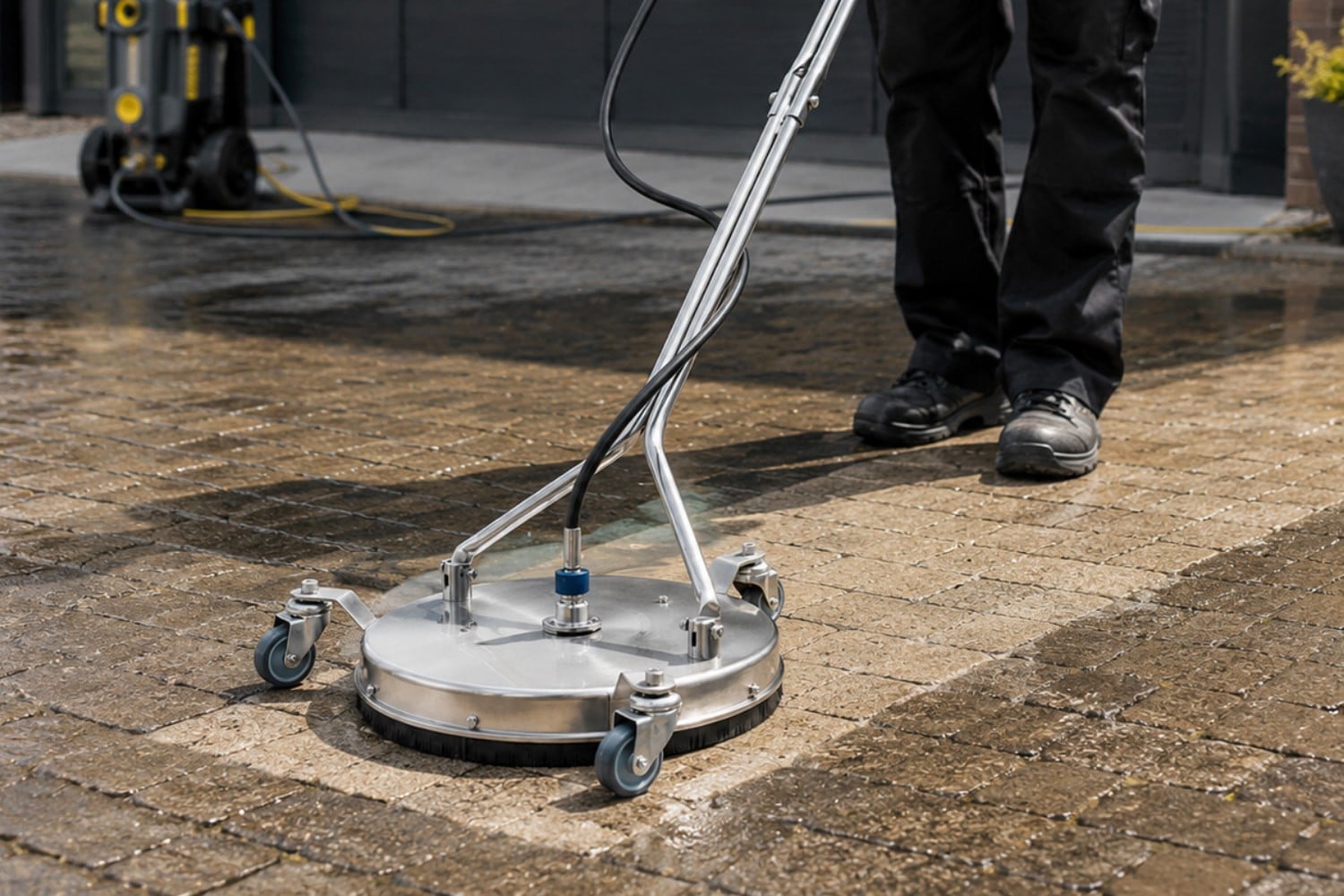 Talerz SurfaceJet Industrial 410 INOX do mycia kostki i betonu