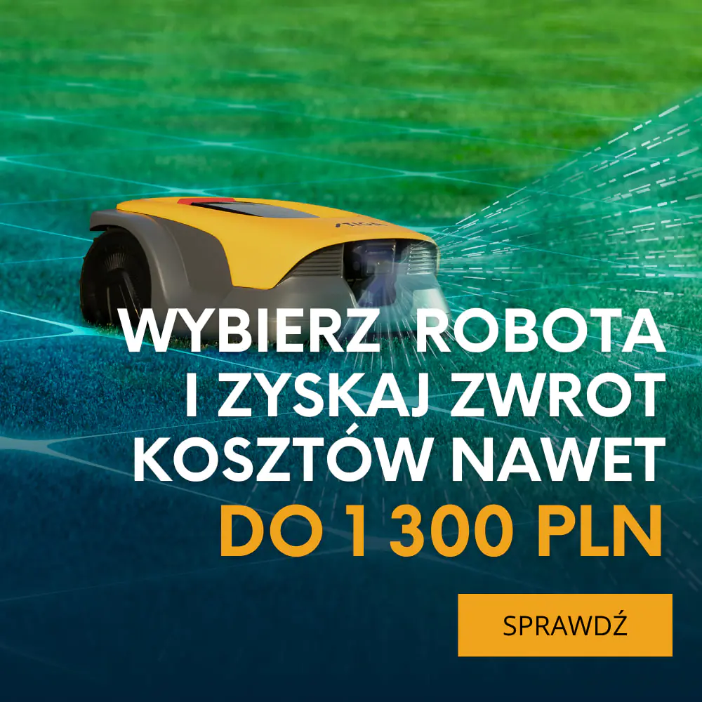 Cashback na roboty autonomiczne STIGA - Kup robota koszącego i odbierz nawet 1300 zł zwrotu