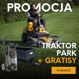 Promocja STIGA - Kup zestaw STIGA PARK i odbierz przyczepkę oraz myjkę za 1 zł